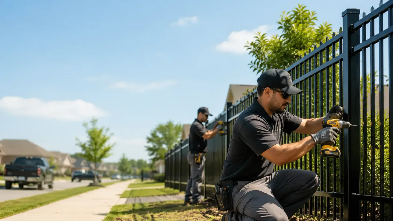 Metal Fence Installation in Manhattan, IL